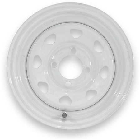 Steel Master SteelMaster 12x4 4 on 4 Bolt Eight Spoke Trailer Wheel 600530